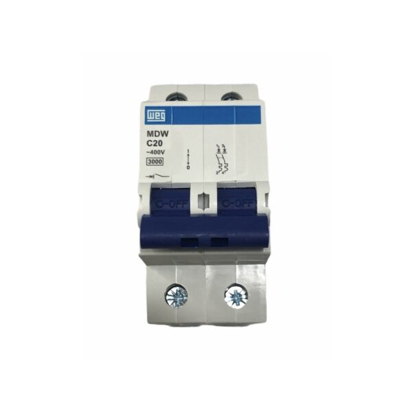 Disjuntor Bipolar WEG MDW-C20 - Image 2